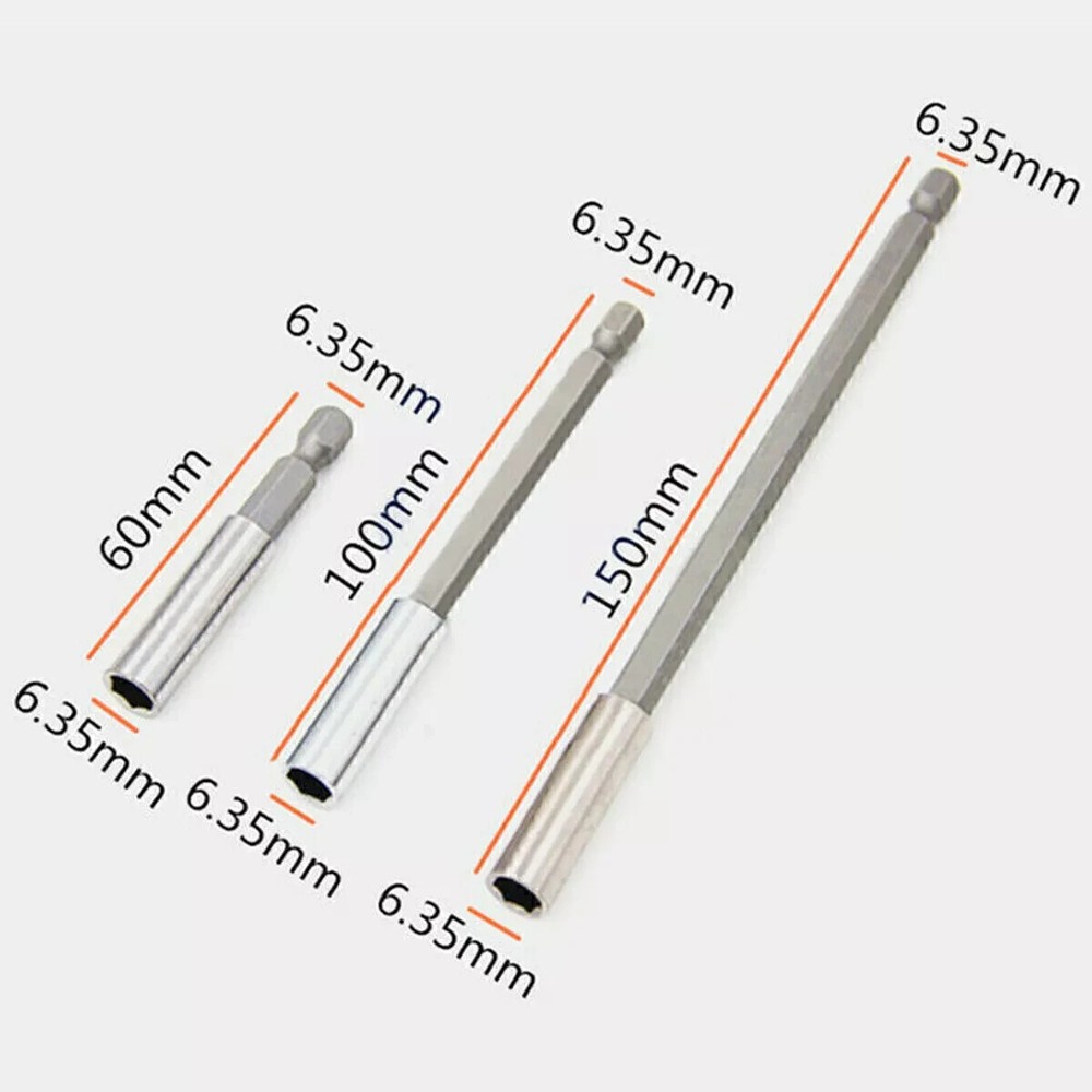 1/4 Hex Magnetic Bit Holder Driver Flexi Screwdriver Drill Extension Long Short