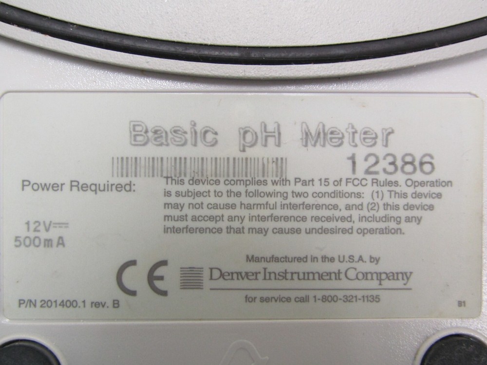 Denver Instruments Basic PH Meter