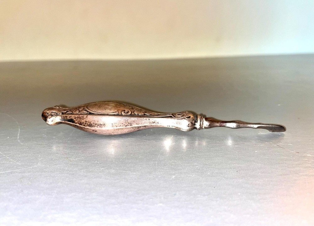 1870's Dominick & Haff Repousse Sterling Silver Manicure Blade