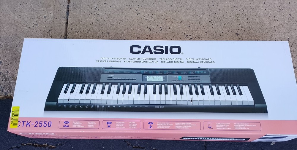 Casio Keyboard PIANO CTK-2550