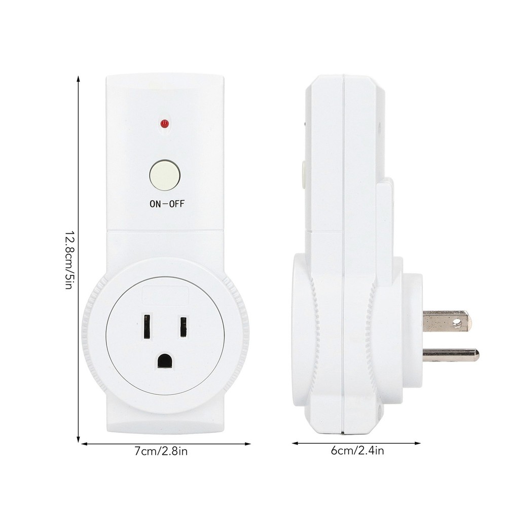 Wireless Switch Socket Kit Efficient Remote Control Function For Home Use New