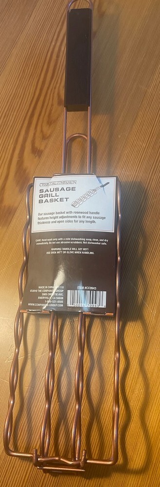 NEW Backyard Grill Sausage Basket