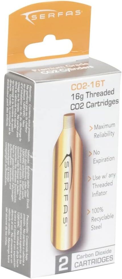 Serfas 16 Gram Cartridge - 2 Pack