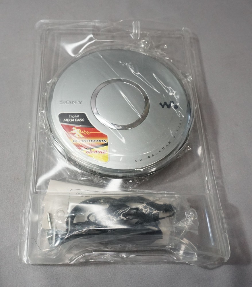 Sony D-EJ011 CD Walkman Portable CD Player Silver NEW Open Box Sealed Unit