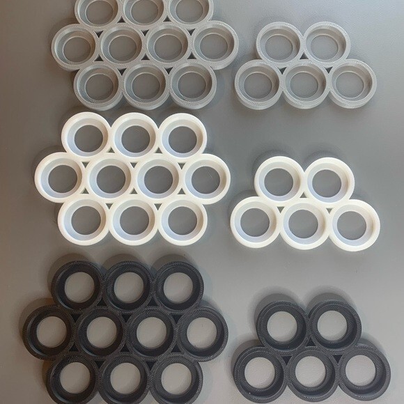 Cloud Movement Trays 25mm Tabletop Games Warhammer 40k various base sizes