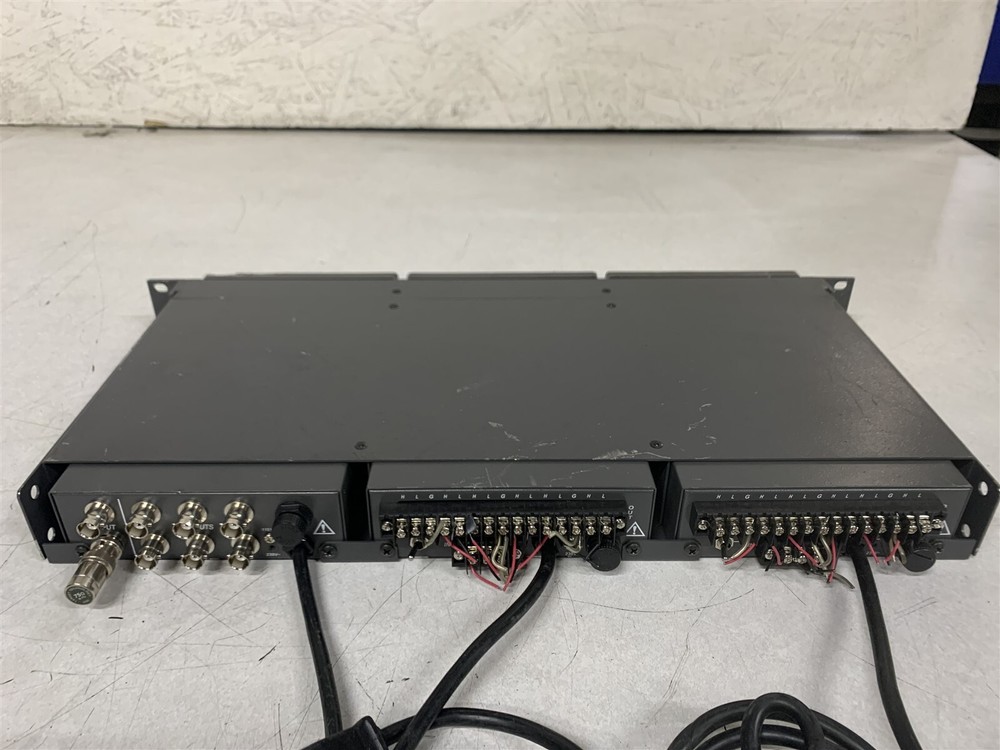 LEITECH ADA-16 VDA-16 ANALOG VIDEO AUDIO DA IN RACKMOUNT
