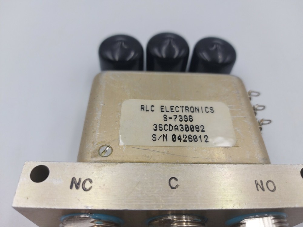 RLC ELECTRONICS S-7398 3SCDA30082 COAXIAL SWITCH