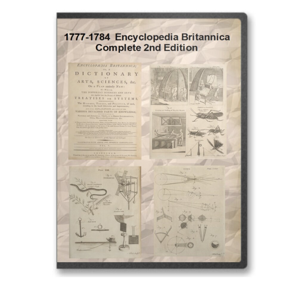 1777-1784 Encyclopedia Britannica Complete 10 Volume 2nd Edition E35