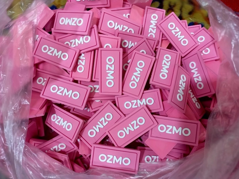 Custom Silicon Rubber Labels Durable, Flexible, & Waterproof! minimum 100 pieces