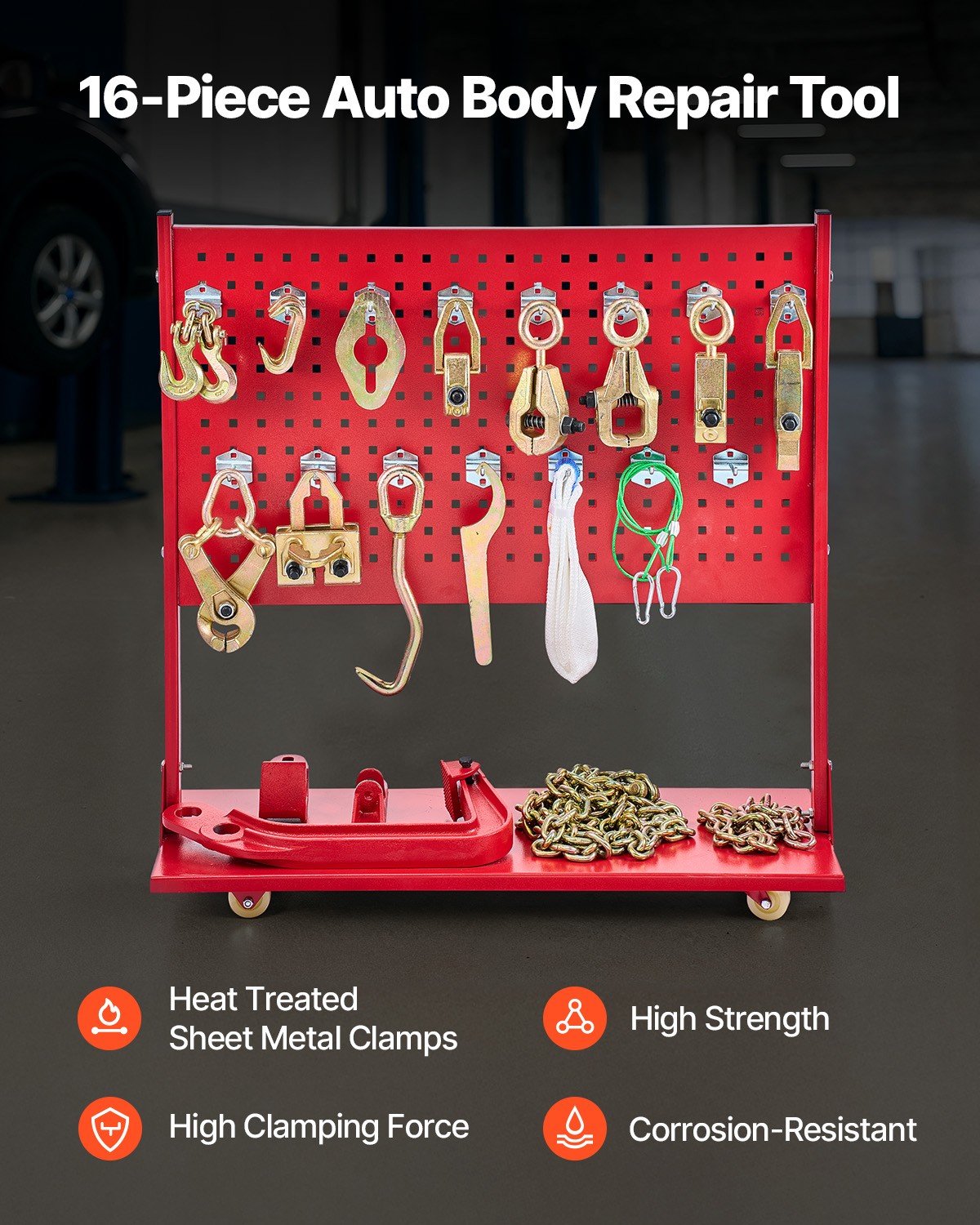 VEVOR Auto Body Frame Puller Straightener 6T Car Frame Machine 3T Airbag Jack