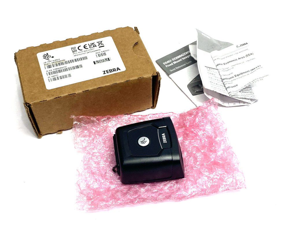 Zebra DS457-SR20004ZZWW Barcode Scanner, Fixed Mount 2D Scanner, Standard Range