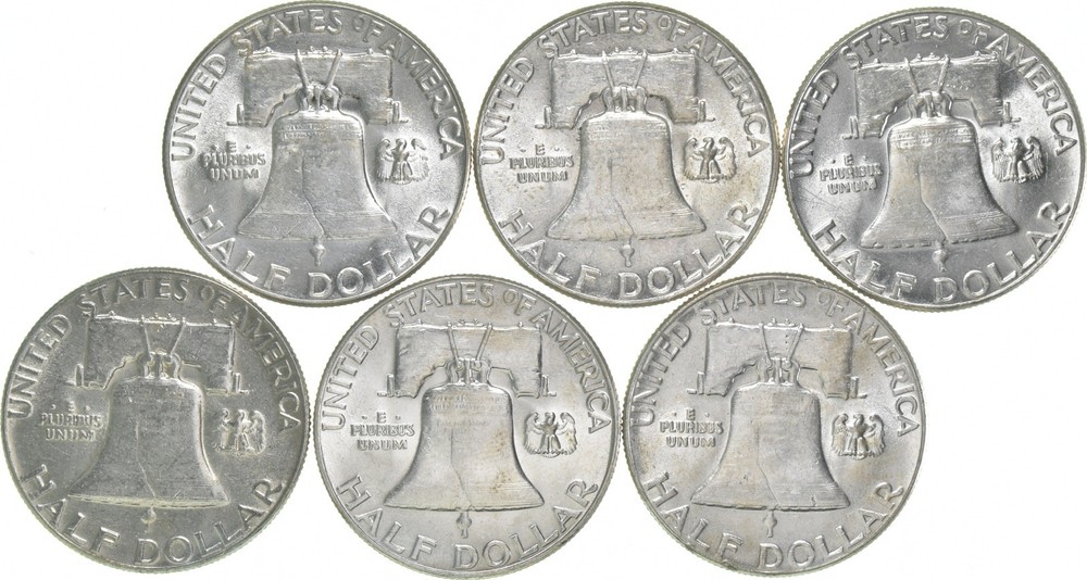 1957 Franklin Half Dollar AU