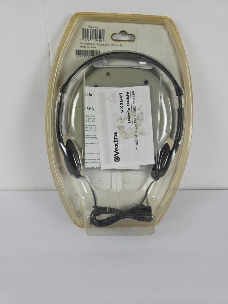 Vintage Vextra CD Player NEW/SEALED Programmable Memory Silver