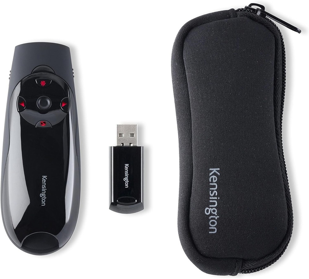 Kensington Wireless Presenter Expert with Cursor Control, Backlit Joystick