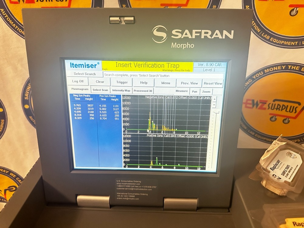 SAFRAN MORPHO ITEMISER DX Drug & Explosive Trace Detector Bundle + ROLLING CASE