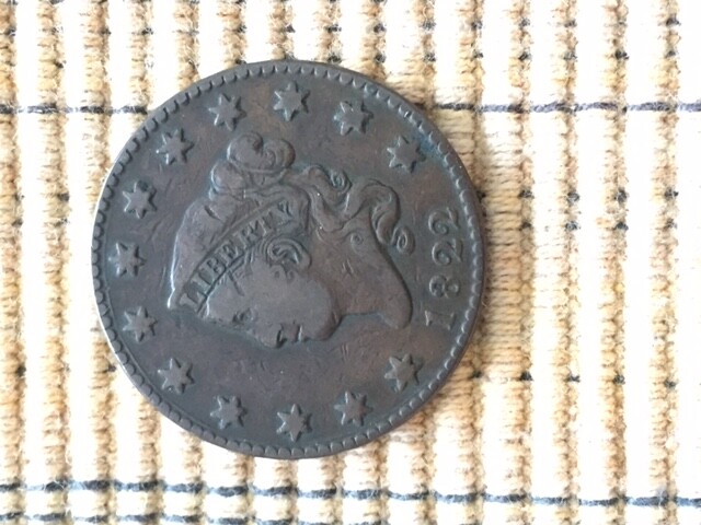 1822 CORONET HEAD LARGE CENT