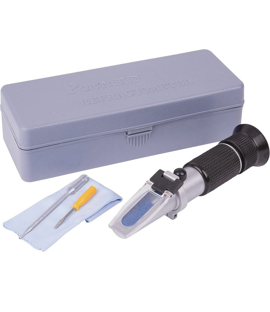 REED INSTRUMENTS R9600 Salinity Refractometer, 0-28% with ATC, +/-0.2% Accuracy