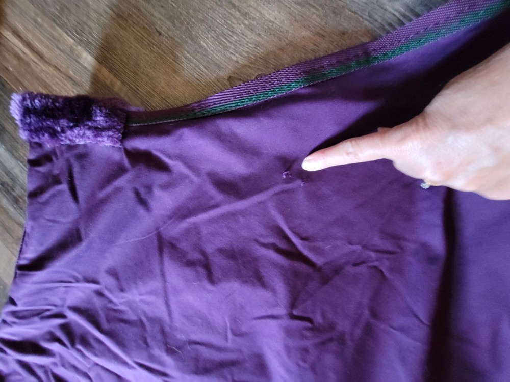 Stateline Tack sheet sz 68 purple used