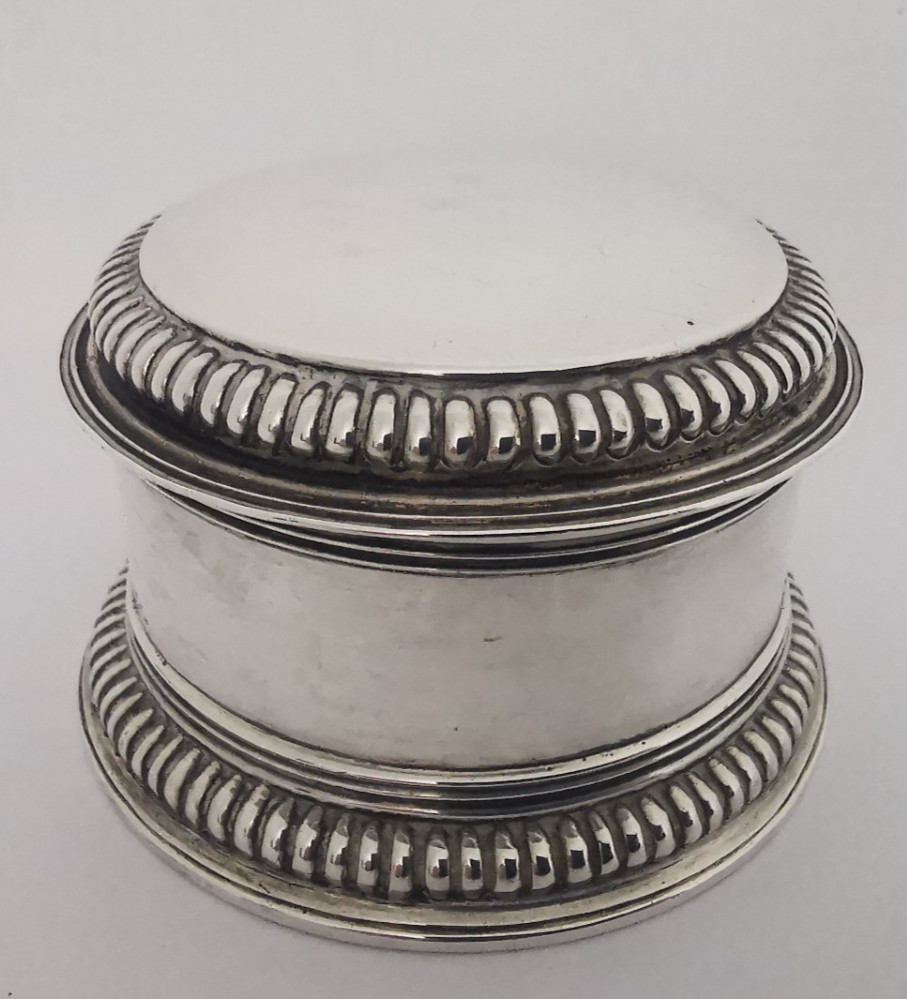 Large Georgian Solid Silver Tobacco Box - Dublin 1806.