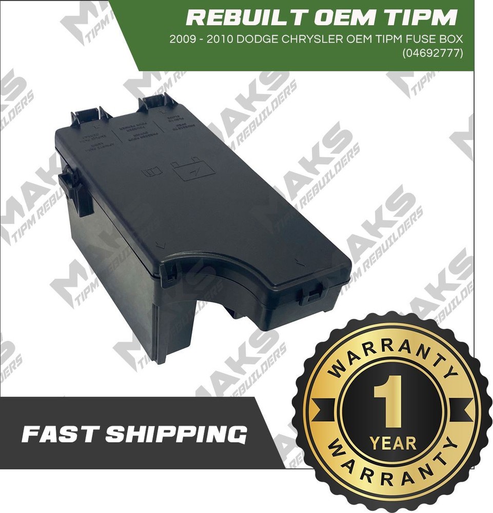 2009-2010 Dodge Chrysler OEM Rebuilt TIPM 04692777 *PROGRAMMING INCLUDED!*
