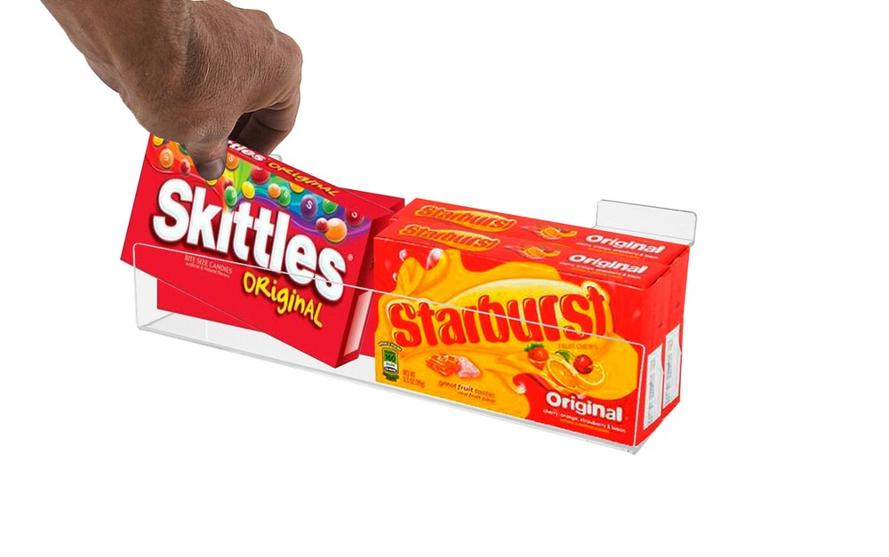 Display Rack Slatwall Wall Mount 12" J Shelf Floating Effect