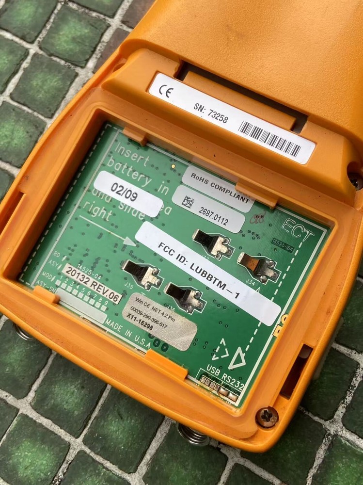 LCD Damage Sensus Meetering Systems AR5001 Field Data Collector