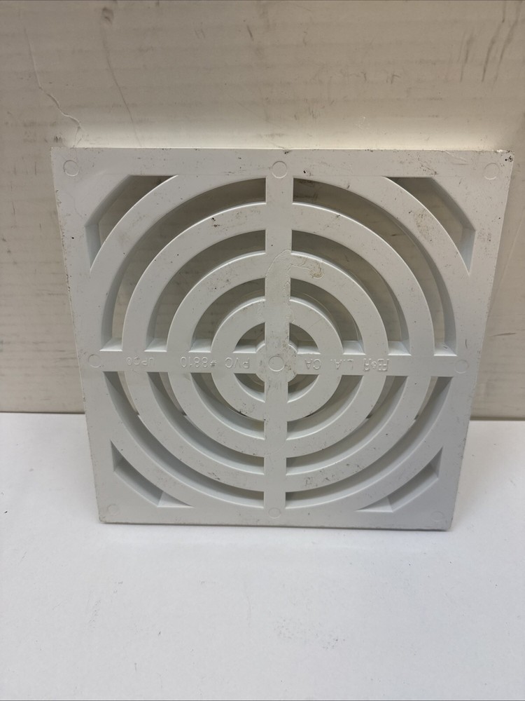 Ips ABA8810 | Grate Floor Sink, Full Top PVC 9” X 9”