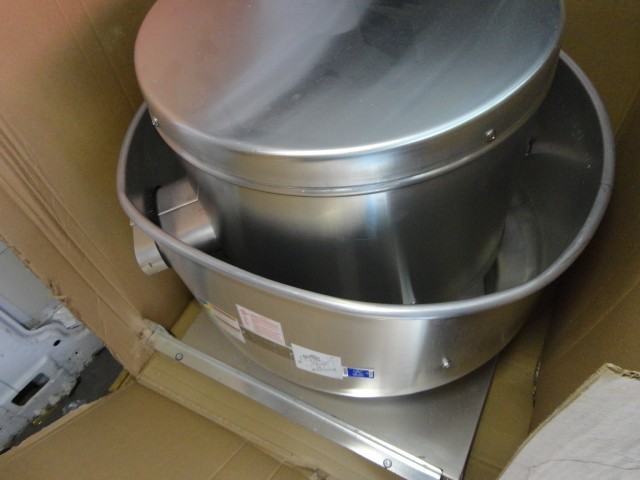 Upblast Exhaust Fan Belt Drive Motor 115v ACCUREX XCUBE-160-10-1-26-6