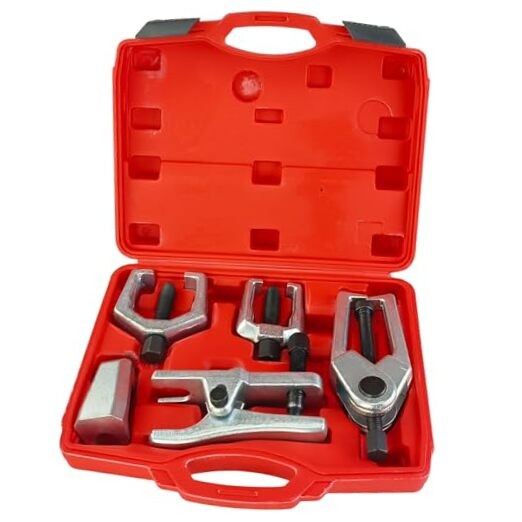 5-Piece Professional Front End Service Tool Kit | Pitman Arm Puller, Ball