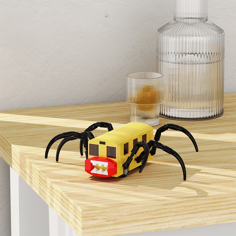 165 PCS Choo Choo Charles MOC - BUS EATER Spider Bus Devil Creative Toys