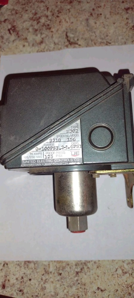 United Electric H302 Pressure Controller