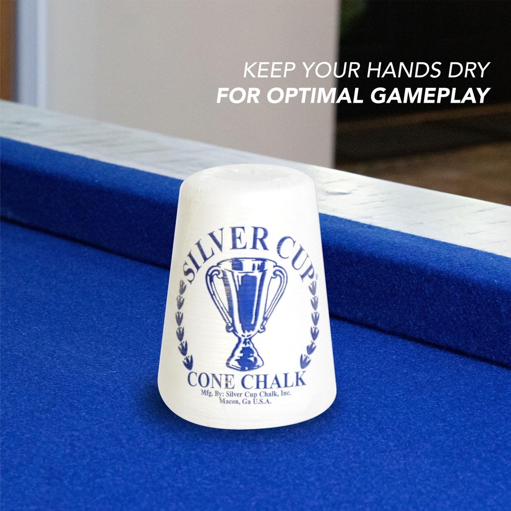 Silver Cup Cone Talc Chalk White