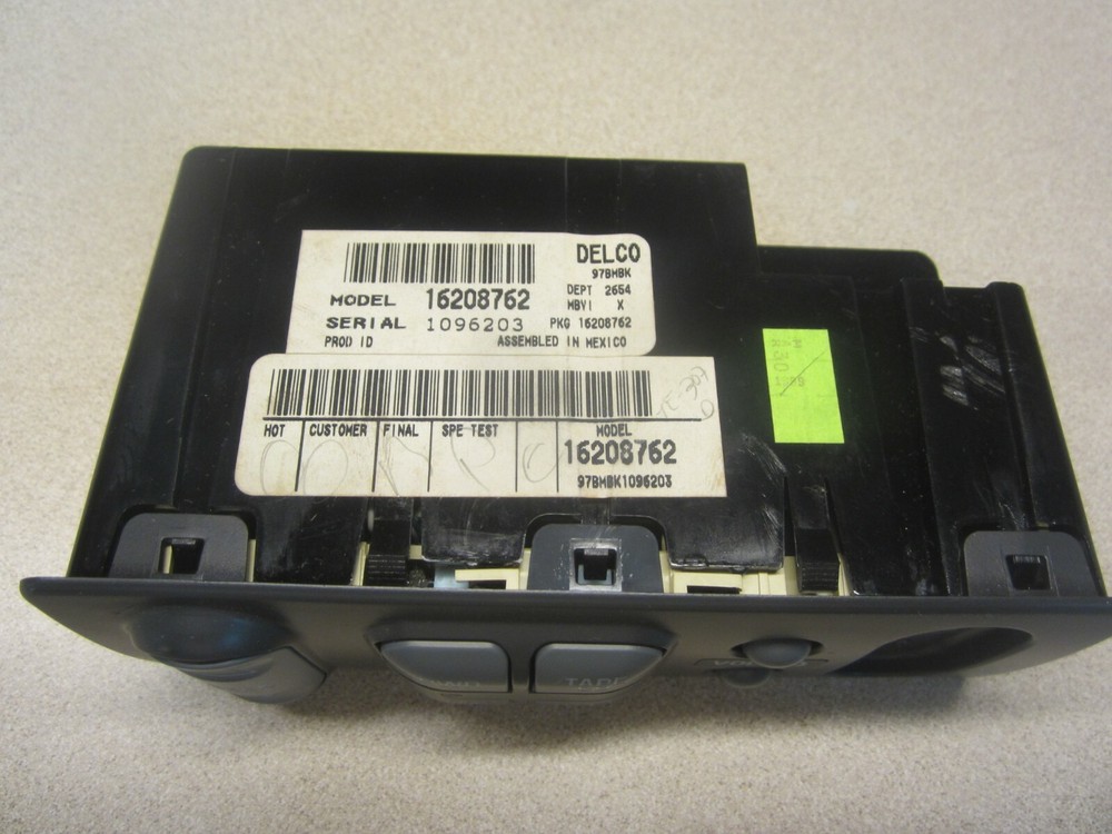 GM 16208762 Radio Receiver Control