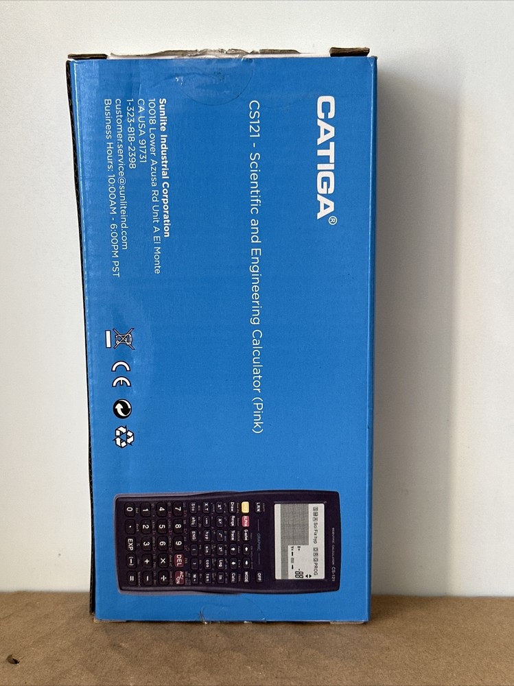 Graphing Calculator - CATIGA CS121 - Scientific and Engineering Calculator Pink