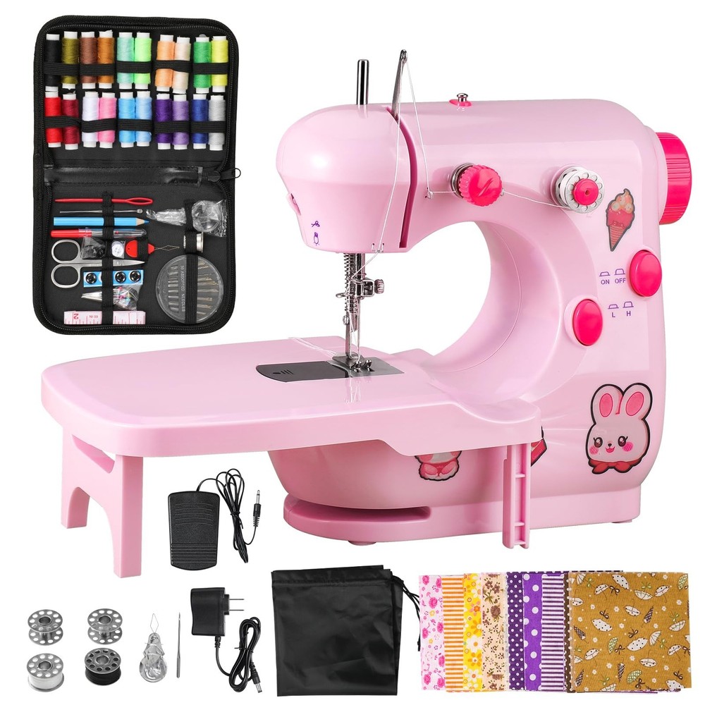 Mini Sewing Machine for Beginners First: Small Easy Sewing Machines Portable ...