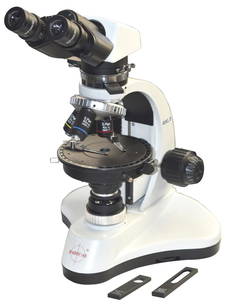 Professional Polarizing PLM Microscope Asbestos Fiber ID w/ Dispersion Objective