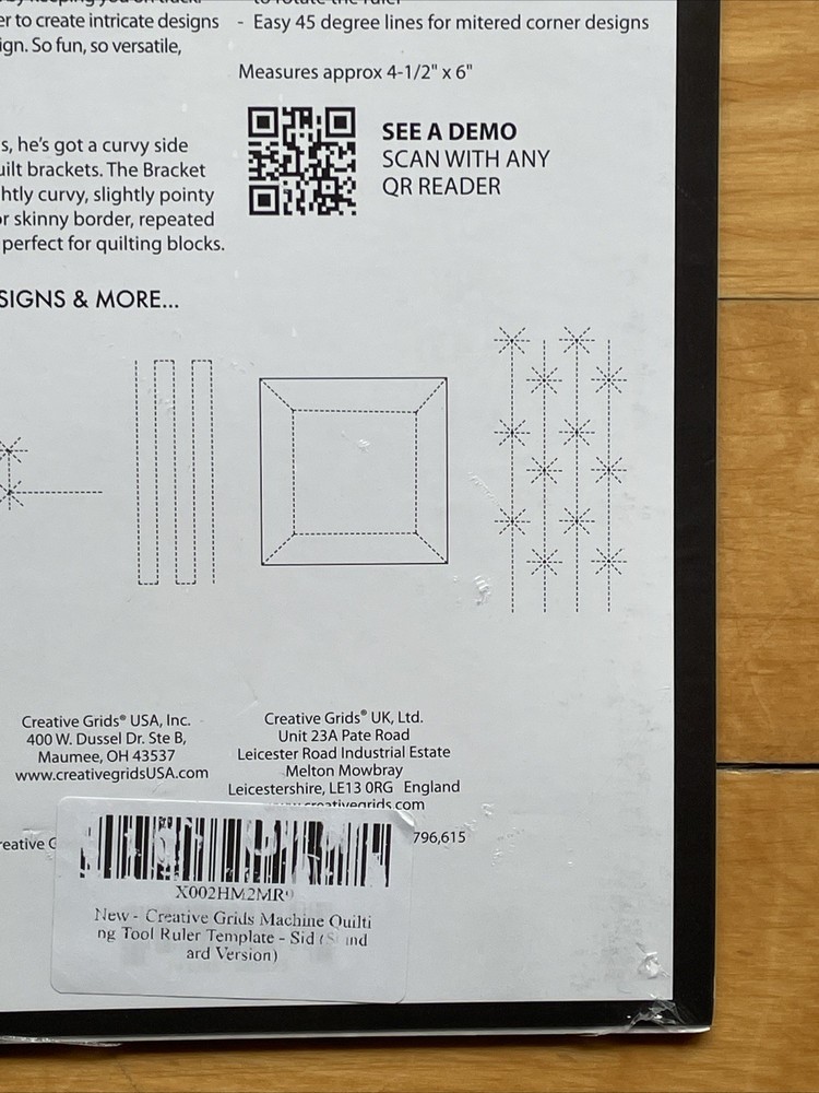Creative Grids Non-Slip Machine Quilting Tool - Sid By Angela Walters
