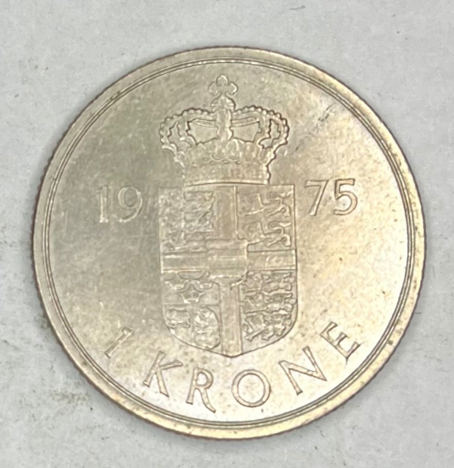 1975 Denmark 1 Krone