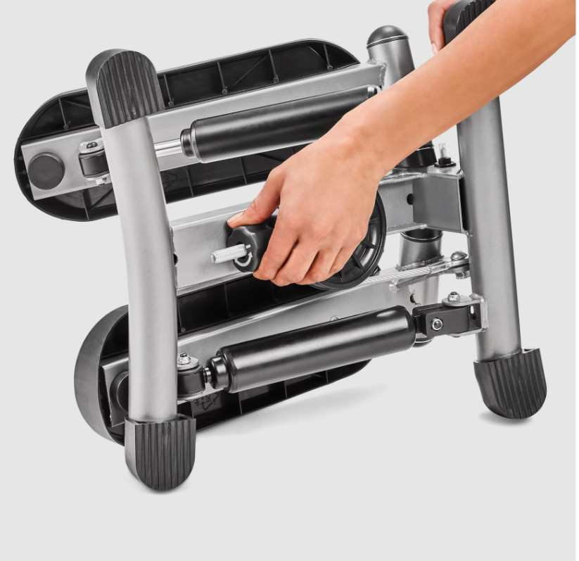 Athletic Works Mini Stepper – Twisting Cardio Exercise Step Machine Black