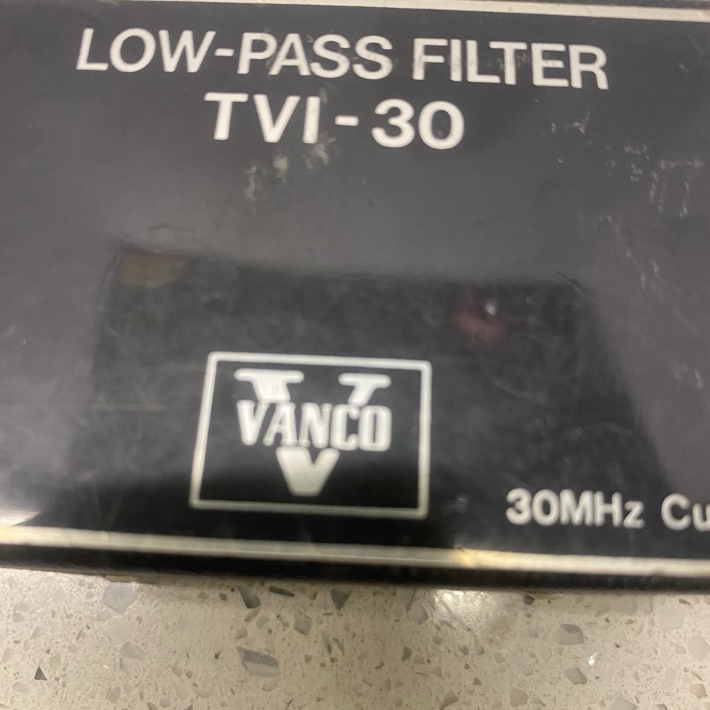 Vanco Low-Pass Filter TVI-30 CB Radio Filter
