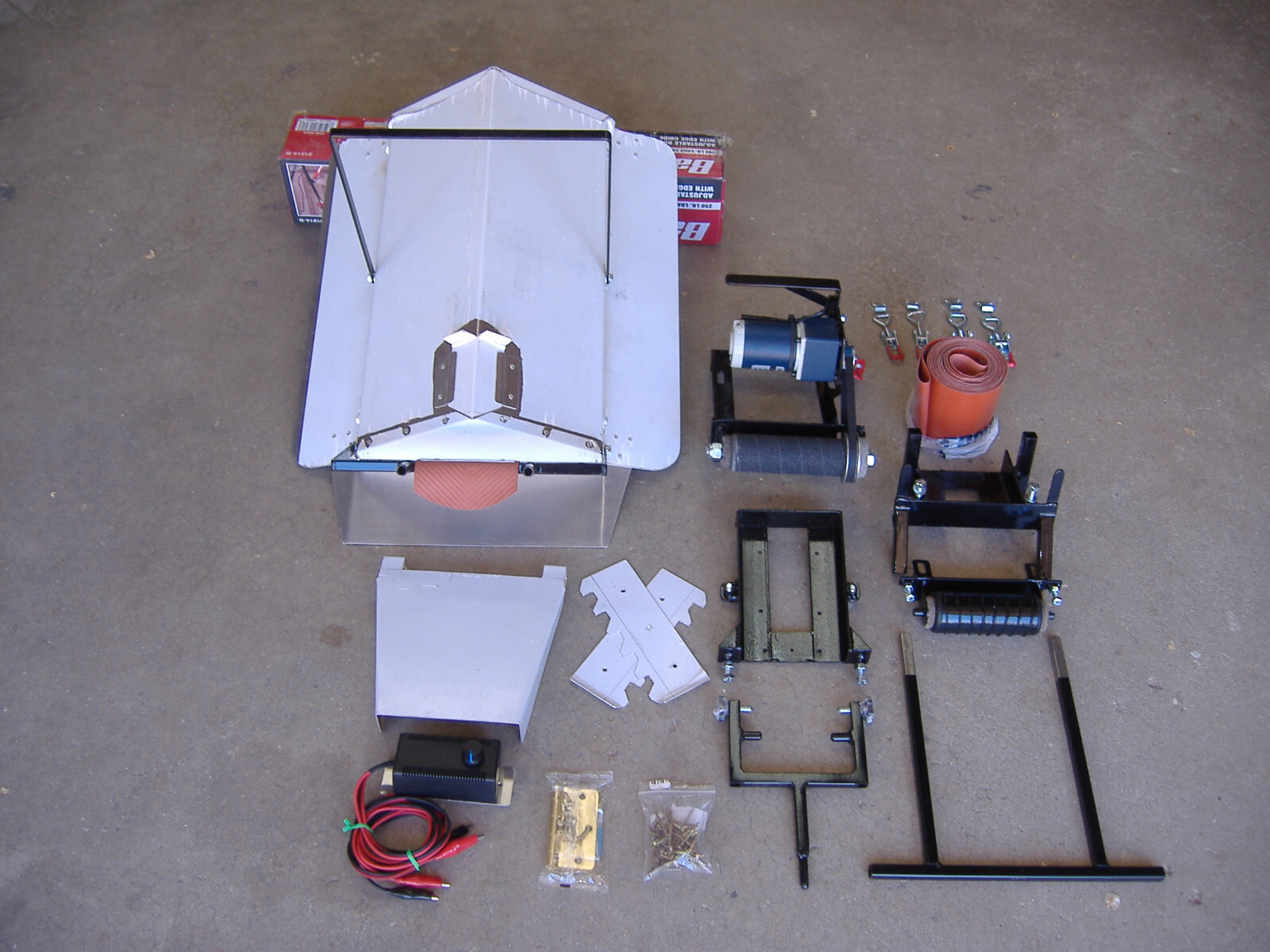 DIY 12V Conveyor System, Prospecting, Mining Equipment, Drywasher, Trommel,Gold