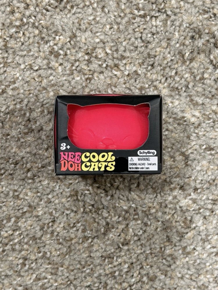 *FAST SHIP*-NEEDOH-PINK COOL CATS-Nee Doh-kitty-soft fidget toy squishy