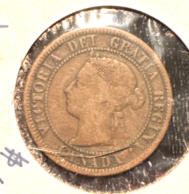 Canada 1888 large cent KM 7 F