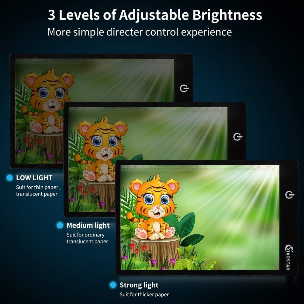 Versatile A5 Drawing Light Box - Perfect for Animation, Tracing & X-ray Viewing