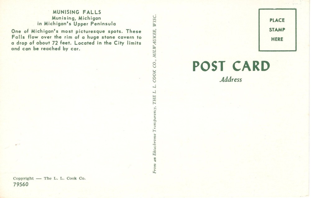 MUNISING FALLS, MUNISING, MI- PC1706