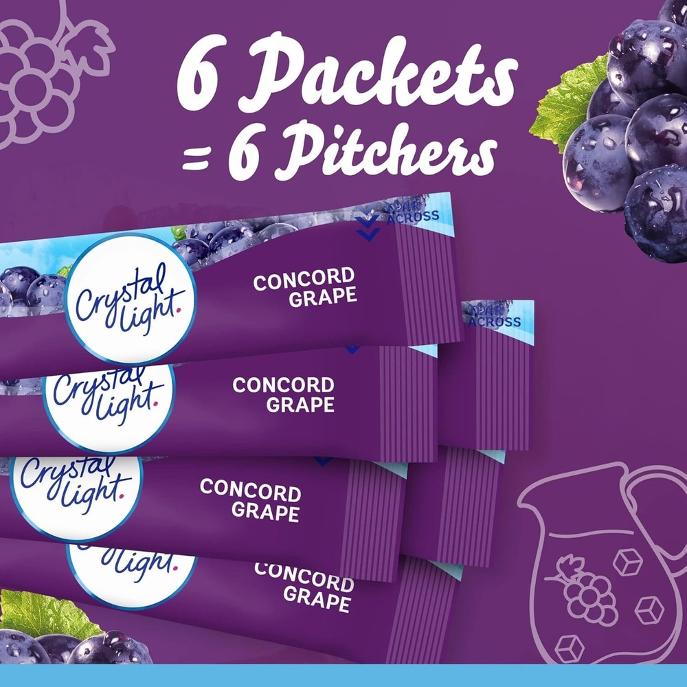 Grape Drink Mix (6 Pitcher Packets)
