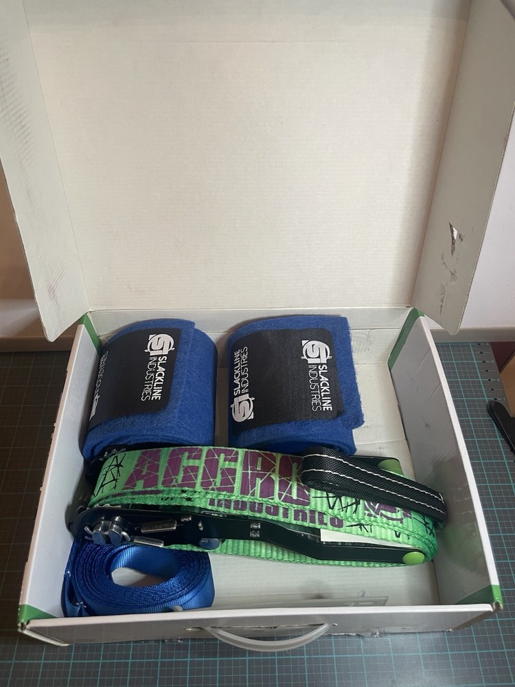 Slack Line Industries Aggro Line High-Performance Slackline Kit Incomplete