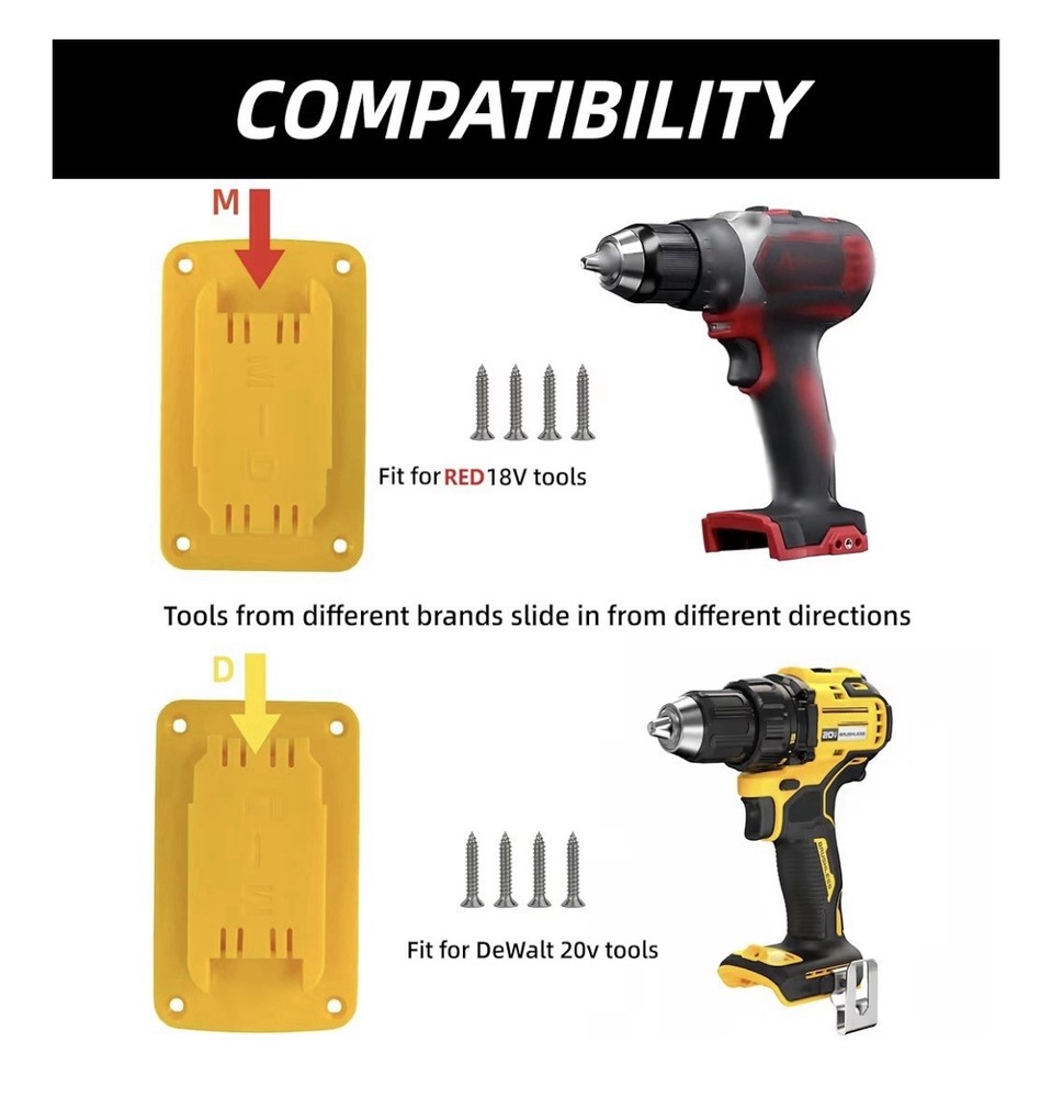 5 / 3 Combo Pack Tool & Battery Mount Holder