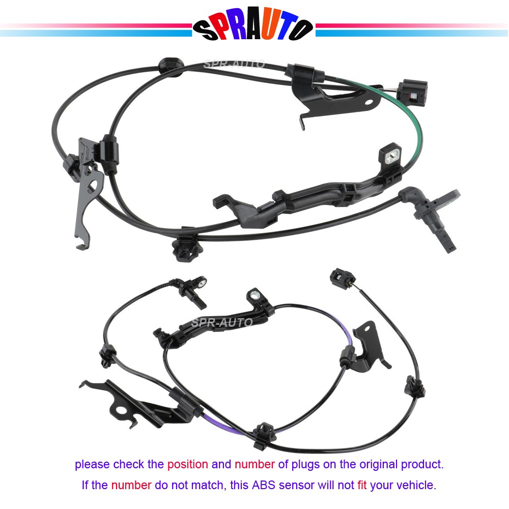 x2 ABS Wheel Speed Sensor Front Left Right For 2019-25 Toyota Corolla 8954202160