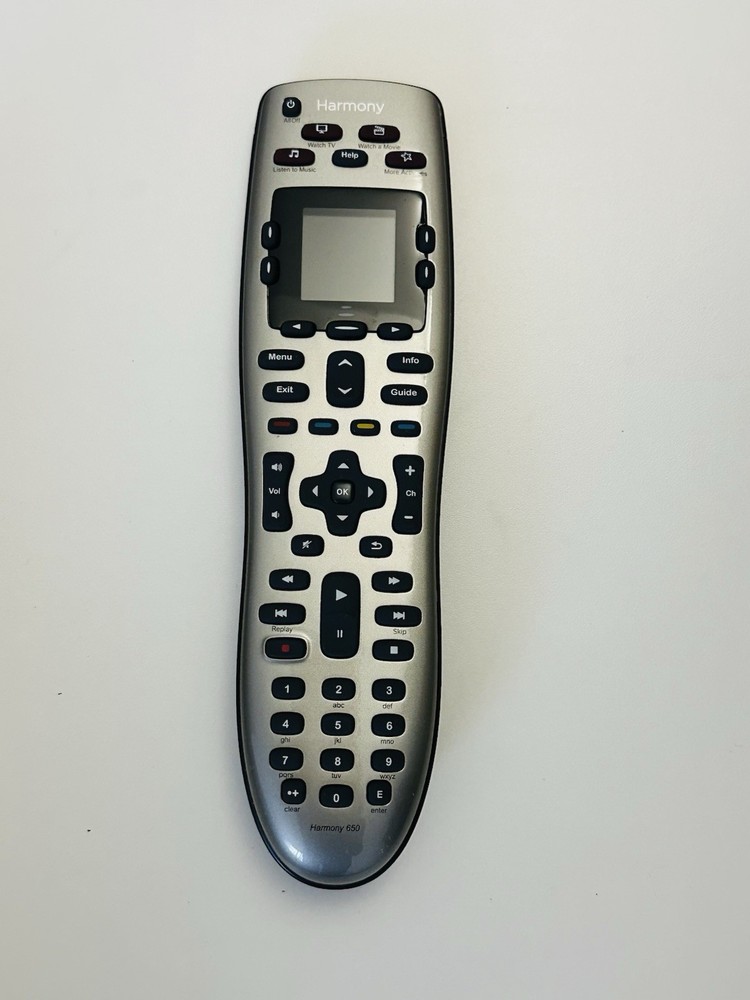 Logitech Harmony 650 Universal Remote Control IR LCD Silver NEW No Box